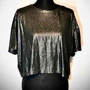 Victoria's Secret Crop Top Sparkle Black